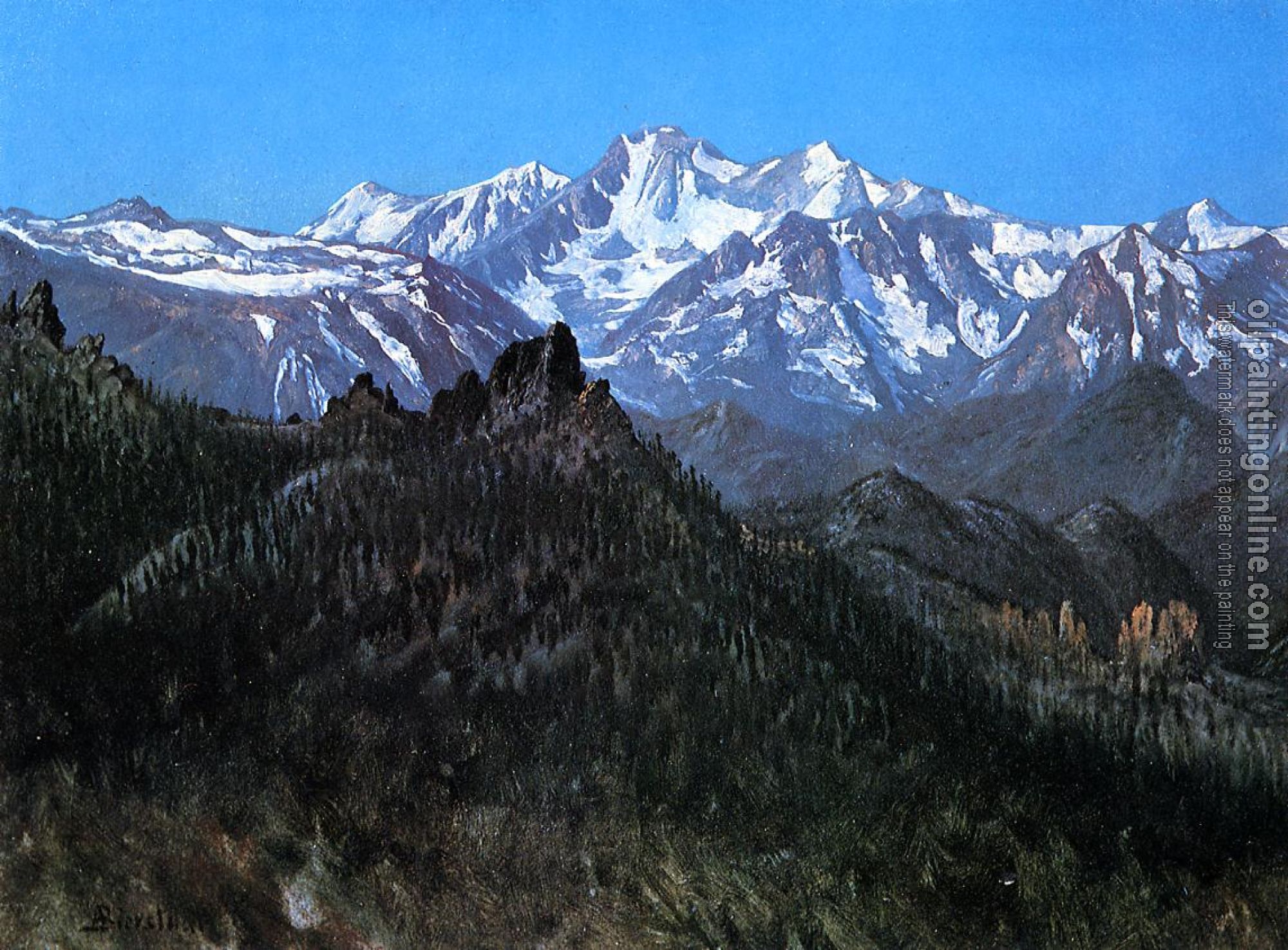 Bierstadt, Albert - Sierra Nevada aka From the Head of the Carson River